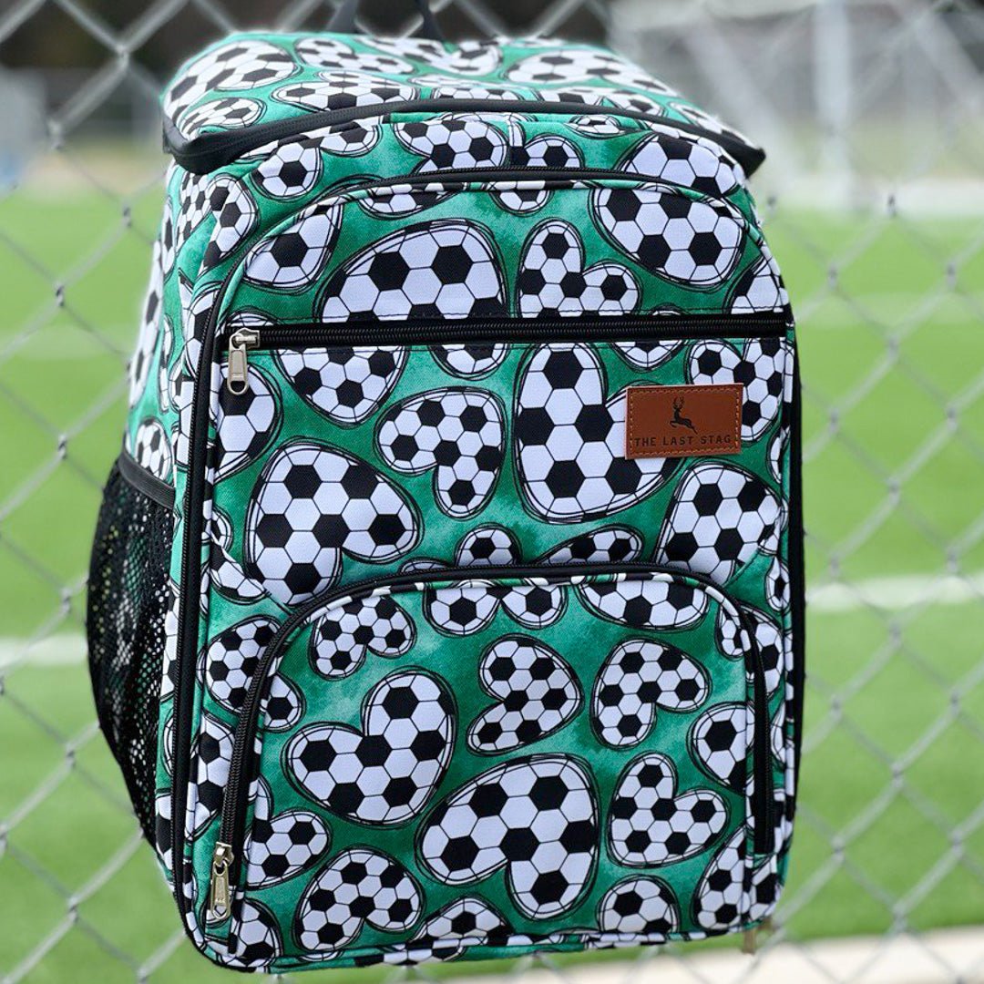 Soccer themed backpack online