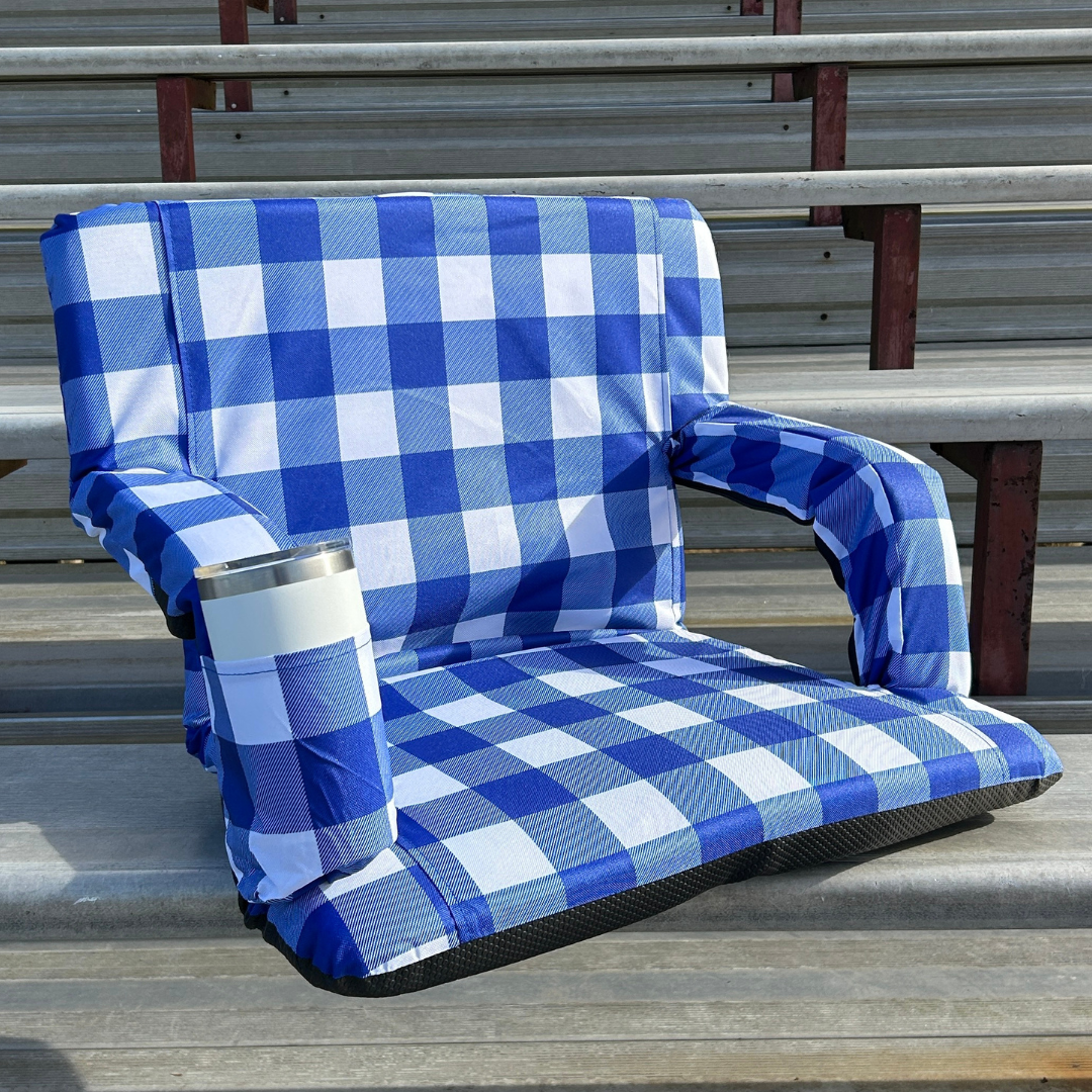 Blue Buffalo 23" Stadium Seat with Armrests