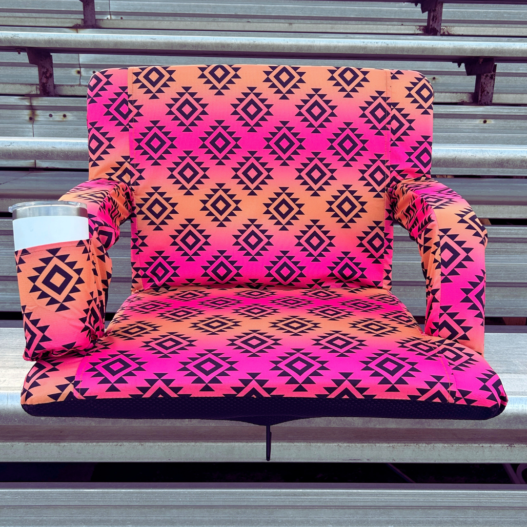 Neon Tribe 23" Stadium Seat with Armrests