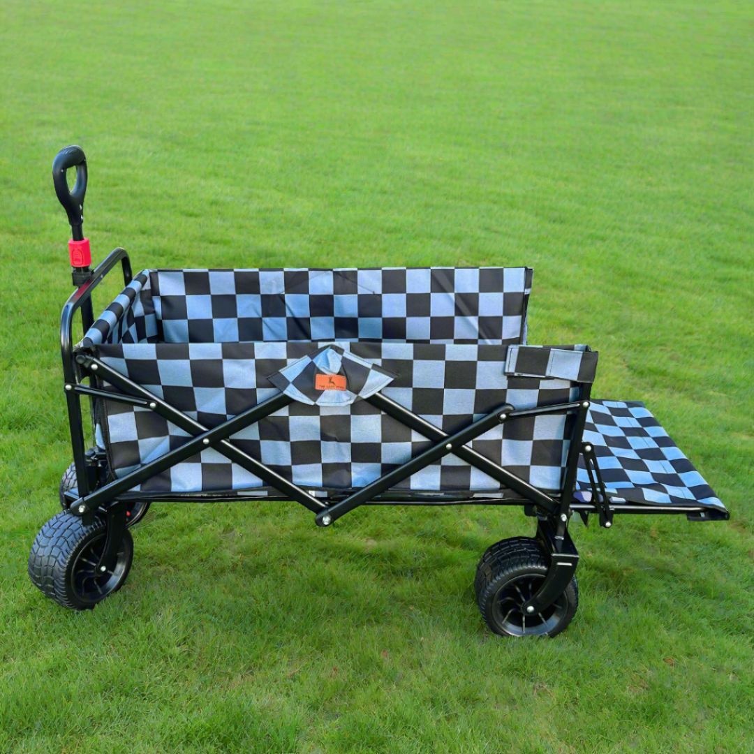 Grey Checkerboard Tailgate Wagon