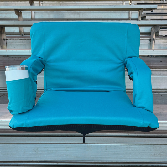 Aqua 23" Stadium Seat with Armrests - Final Sale