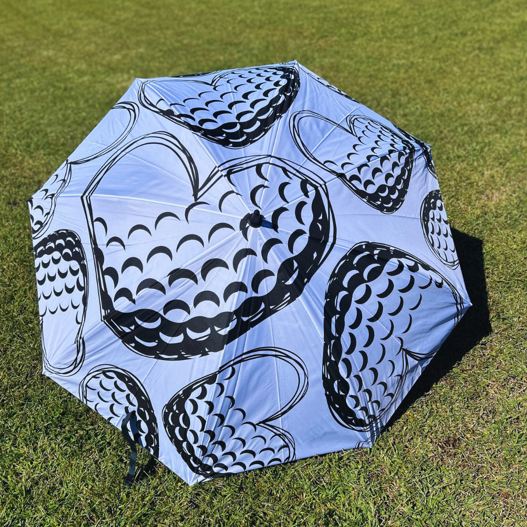 Golf Hearts - Large Golf Umbrella