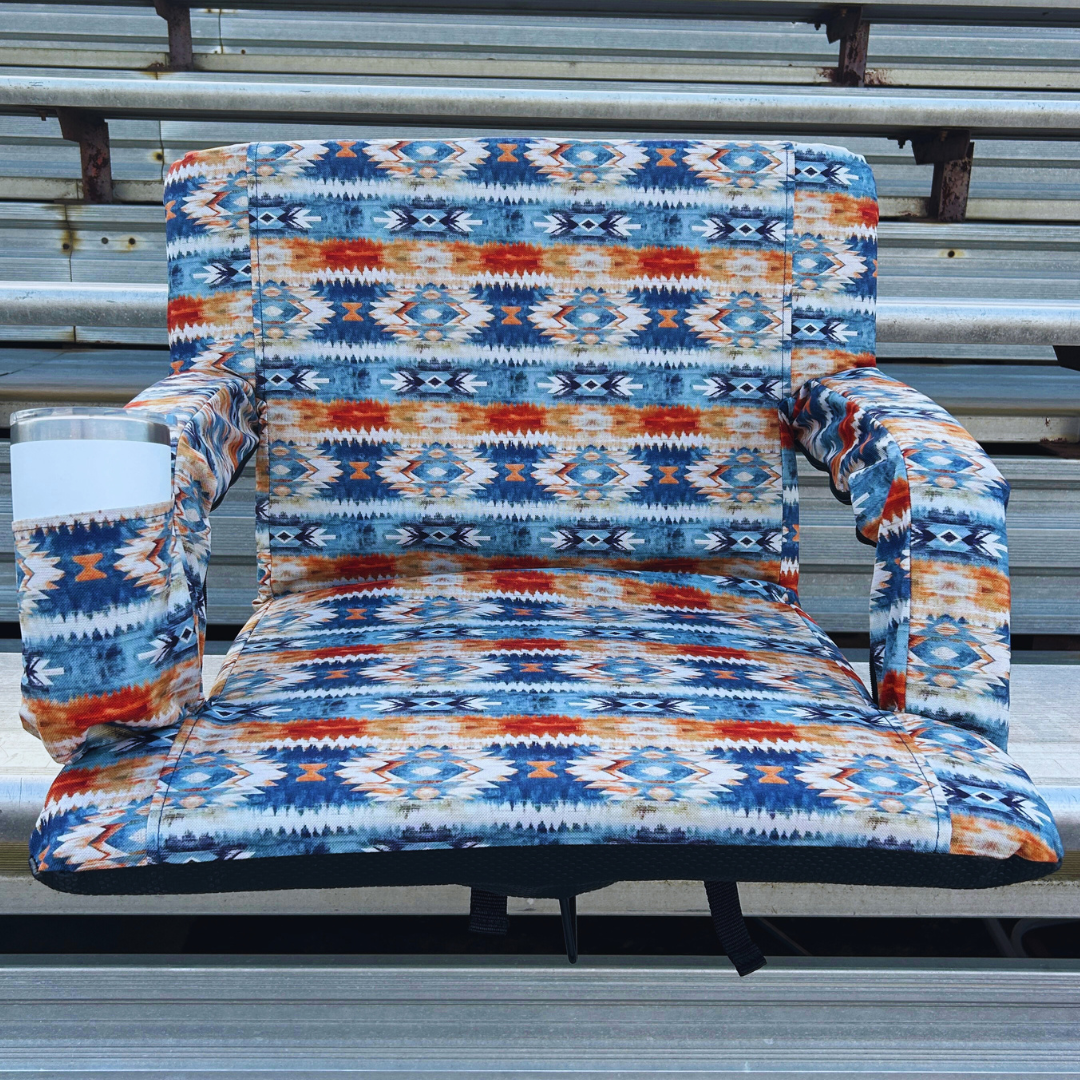 Aztec 23" Stadium Seat with Armrests