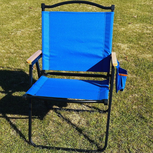 Blue Folding Lawn Chair