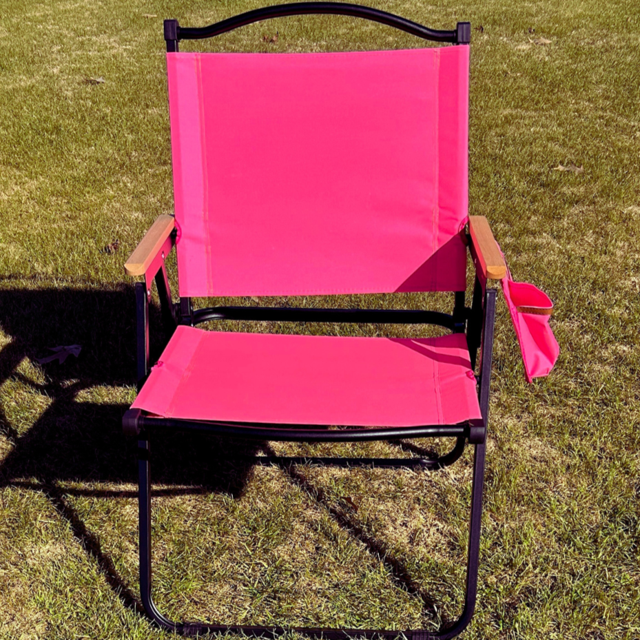 Pink Folding Lawn Chair