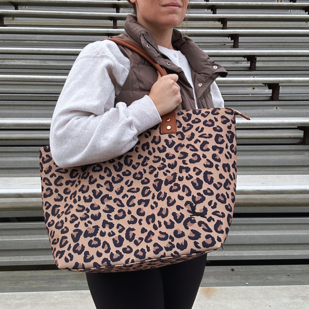 Leopard Print Tote Bag