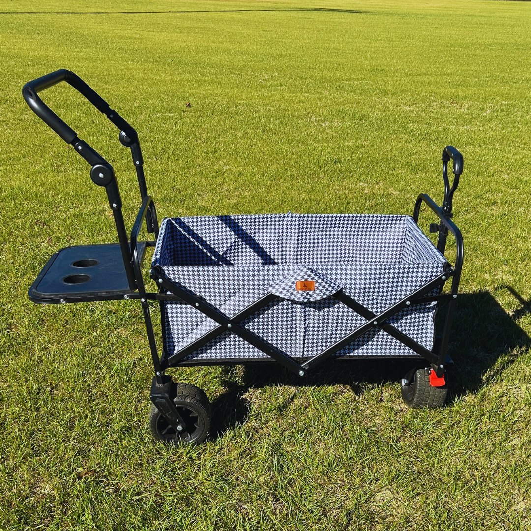 Black & White Houndstooth Stroller Wagon