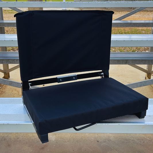 Black Folding Stadium Seat