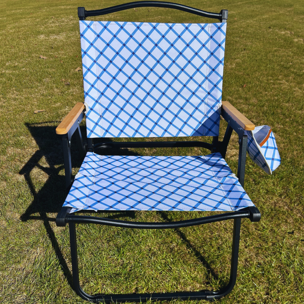 Blue Diamond Folding Lawn Chair