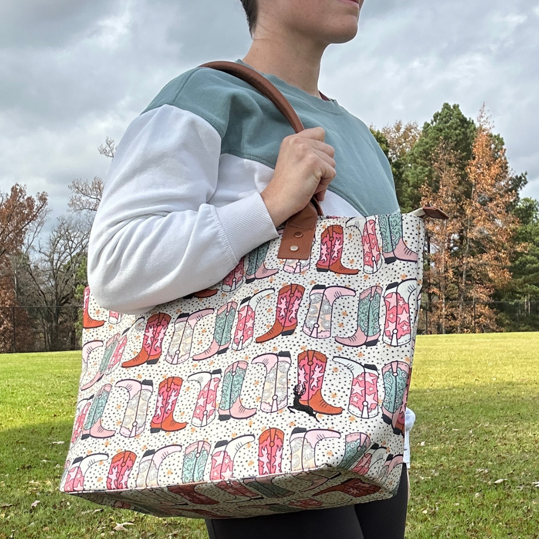 Cowgirl Boots Tote Bag