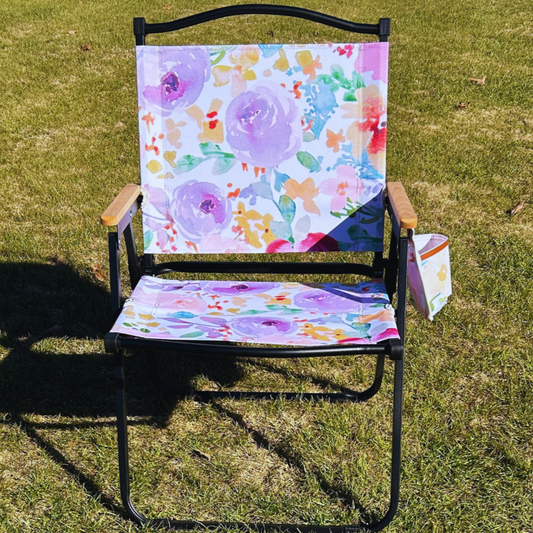 Leighton's Garden Folding Lawn Chair