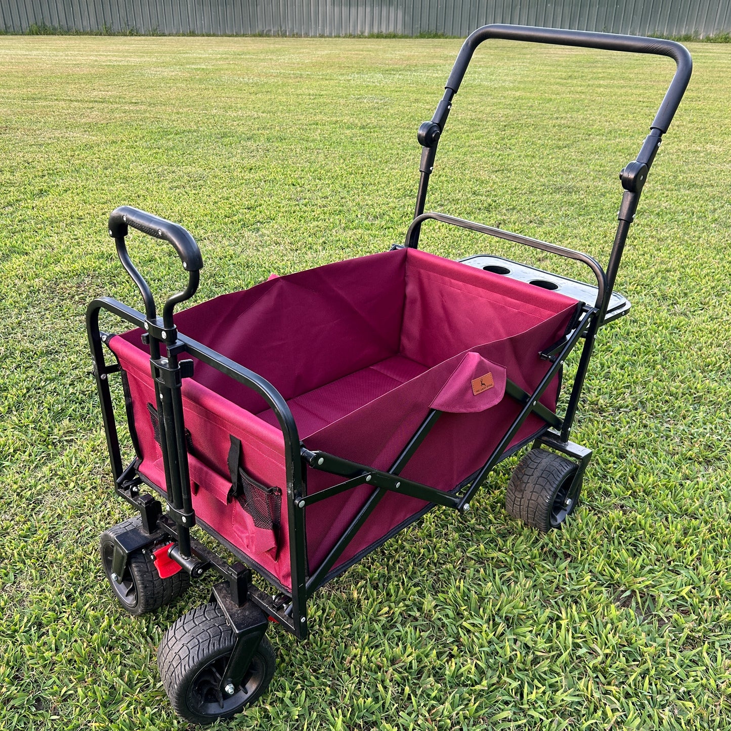 Maroon Stroller Wagon