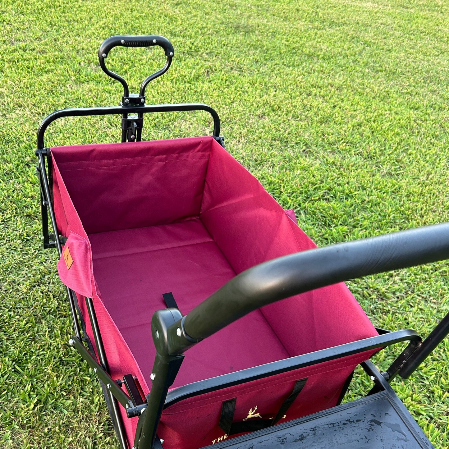 Maroon Stroller Wagon