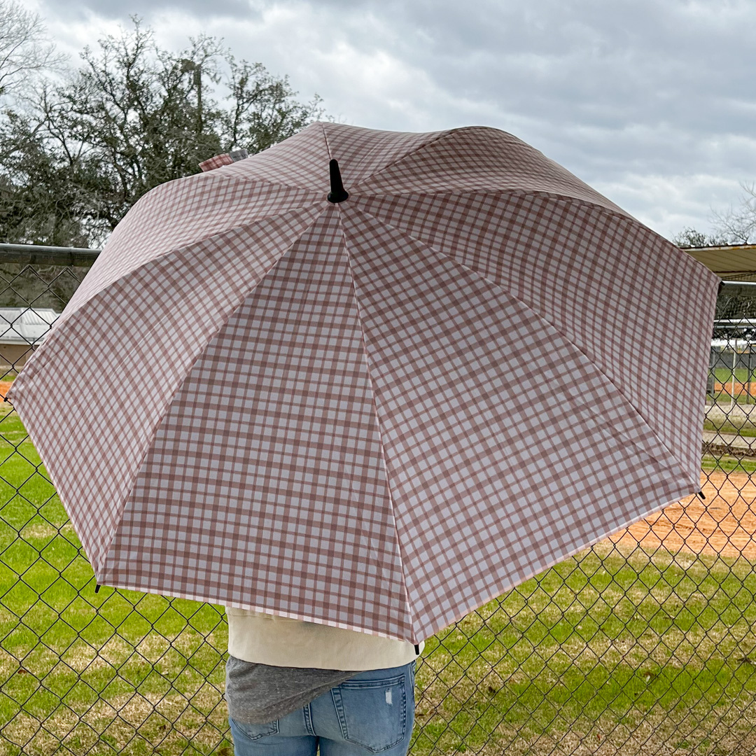 Elizabeth Plaid - Large Golf Umbrella