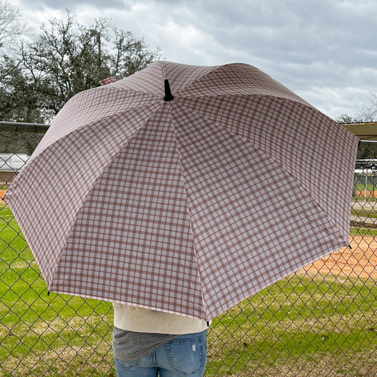 Elizabeth Plaid - Large Golf Umbrella