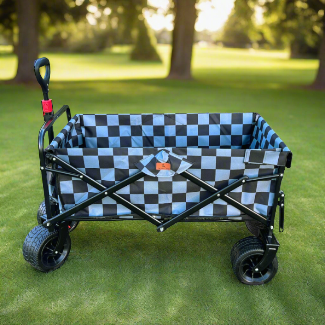 Grey Checkerboard Tailgate Wagon