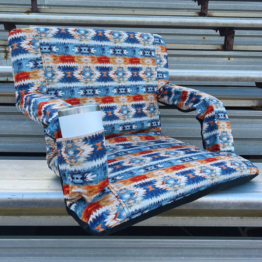 Aztec 23" Stadium Seat with Armrests