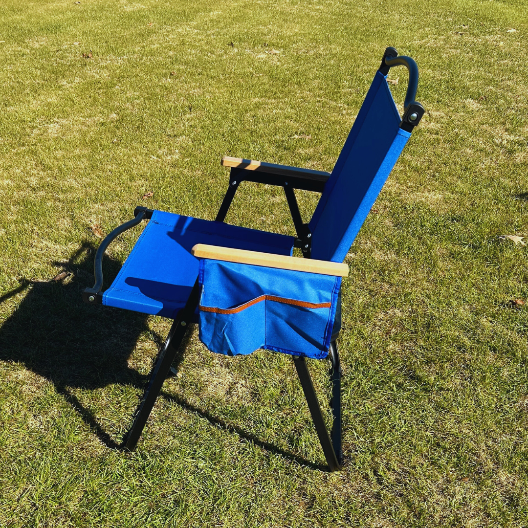 Blue Folding Lawn Chair