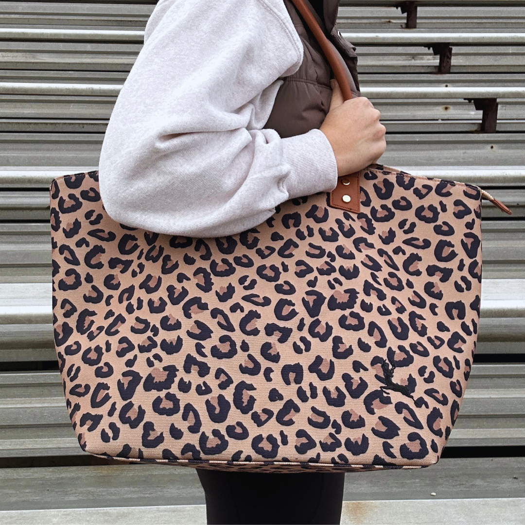 Leopard Print Tote Bag