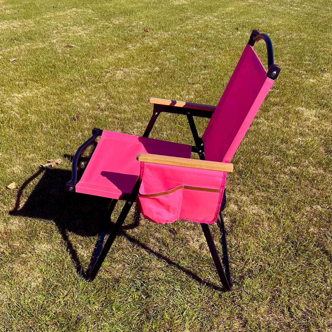 Pink Folding Lawn Chair