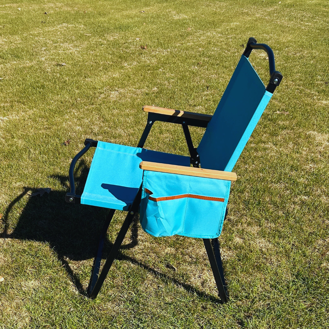 Aqua Folding Lawn Chair