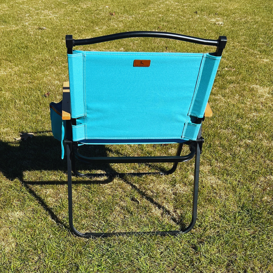 Aqua Folding Lawn Chair