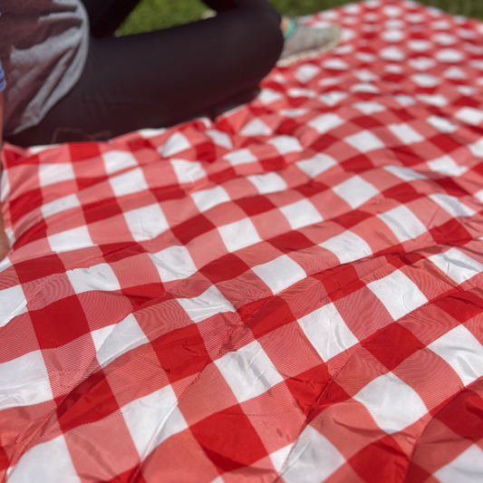 Red Buffalo Check - Indoor/Outdoor Puffy Blanket