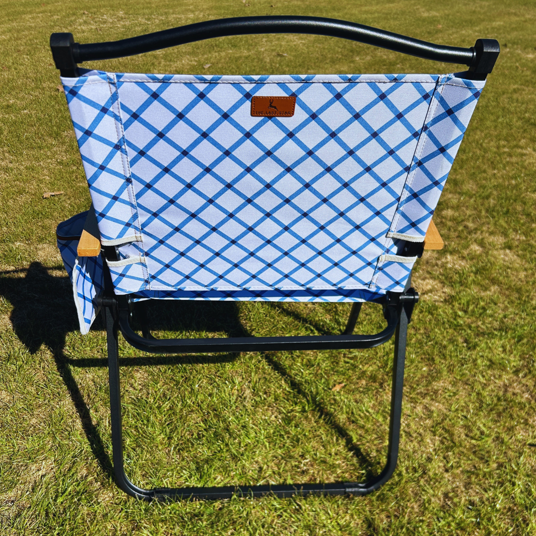 Blue Diamond Folding Lawn Chair