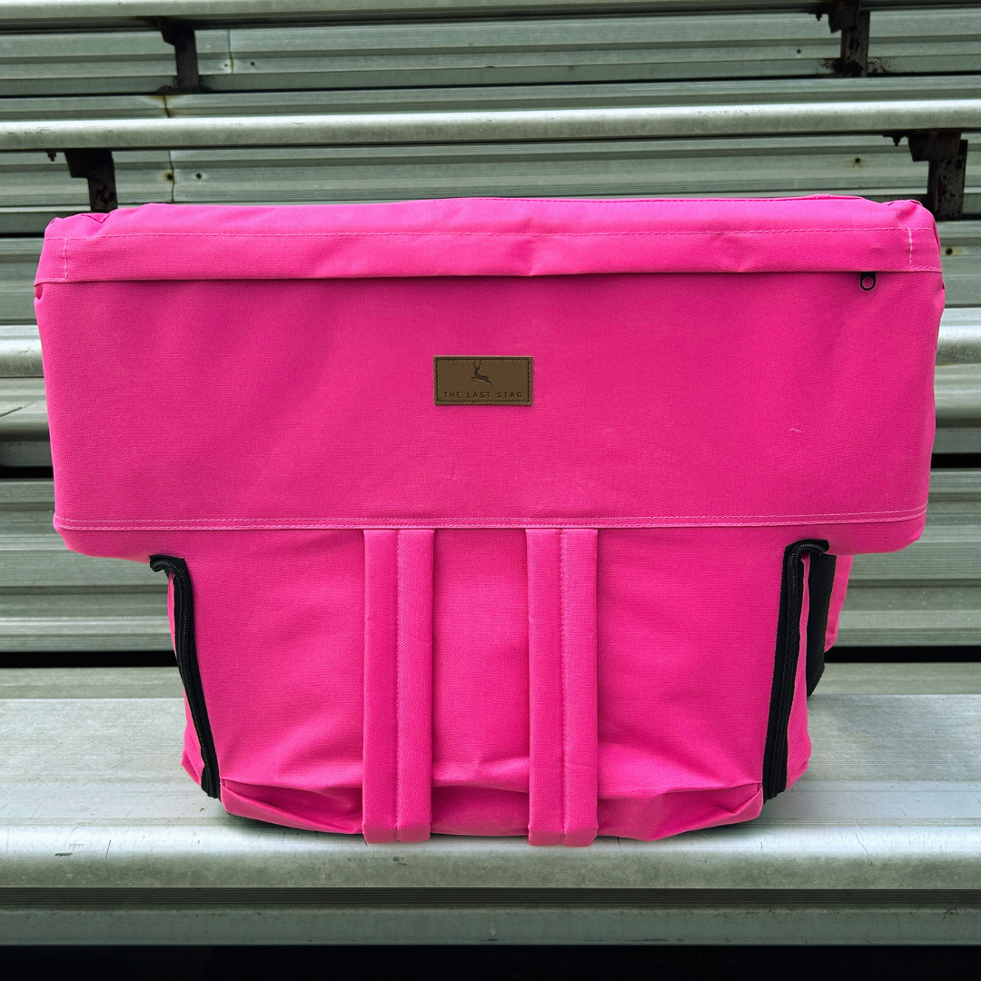 Pink 23" Stadium Seat with Armrests