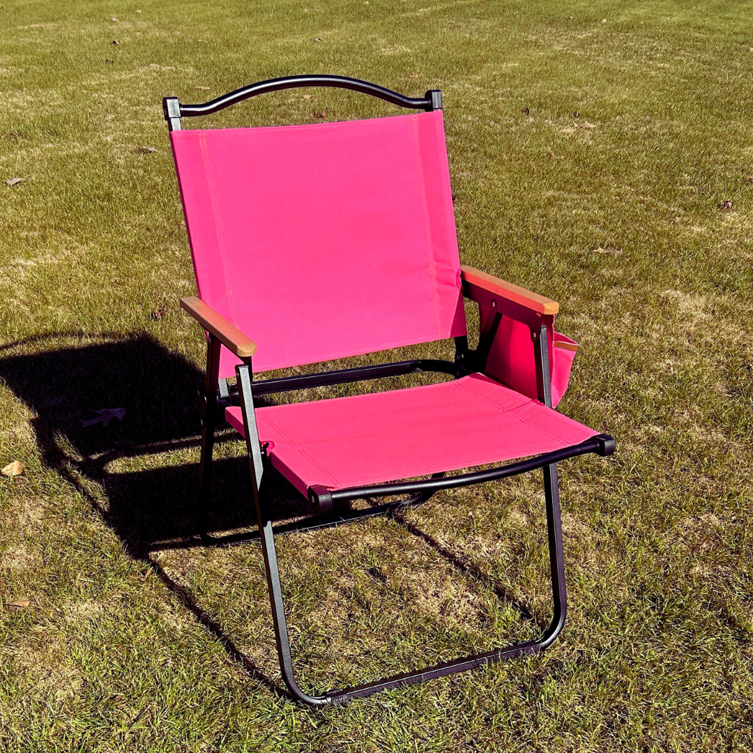 Pink Folding Lawn Chair