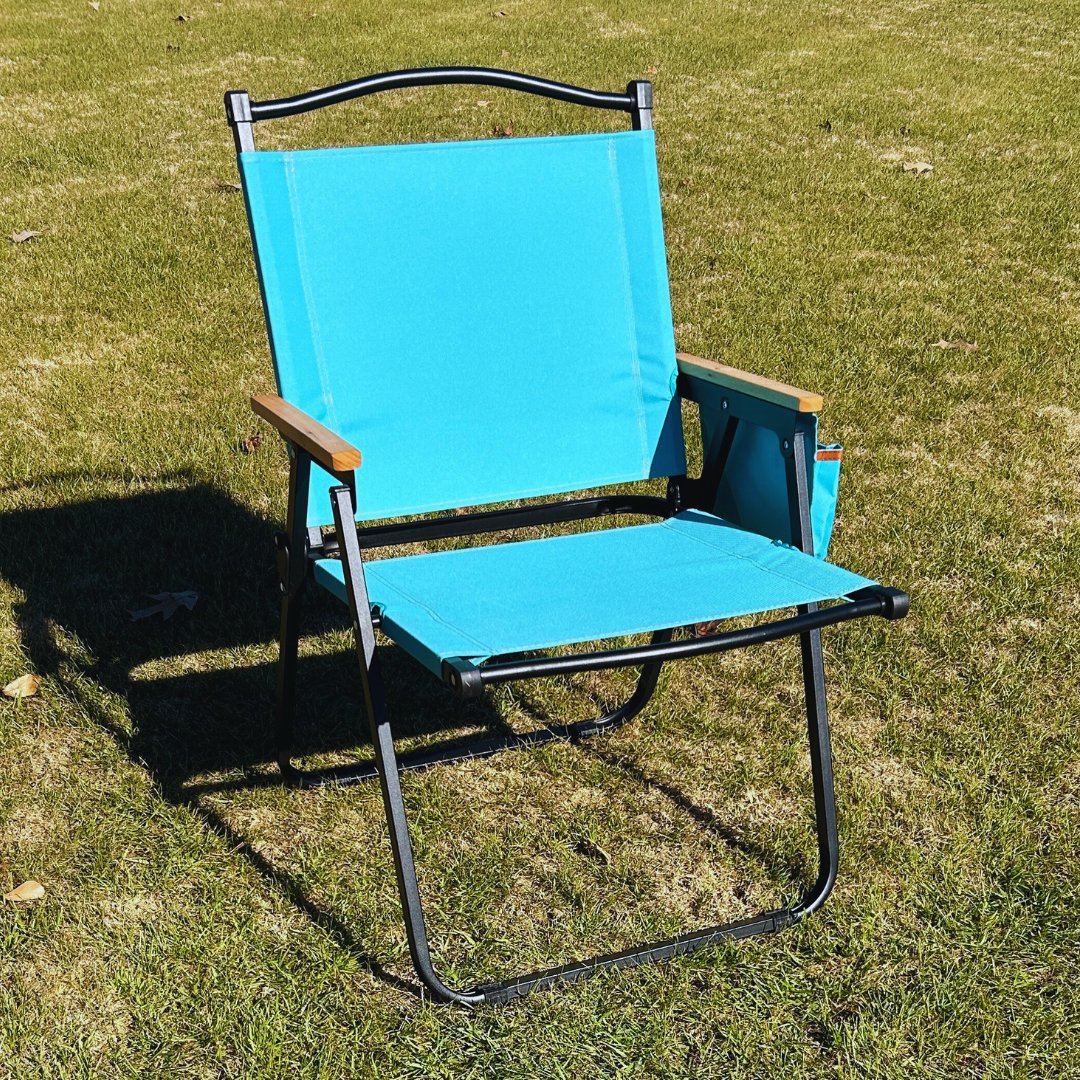 Aqua Folding Lawn Chair