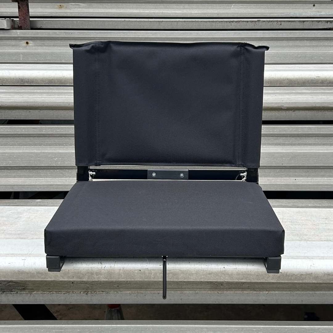 Black Folding Stadium Seat