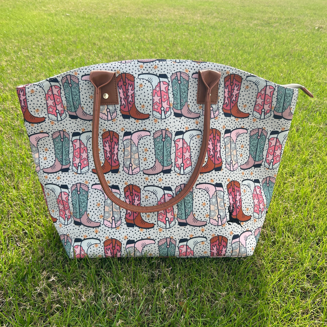 Cowgirl Boots Tote Bag