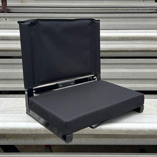 Black Folding Stadium Seat