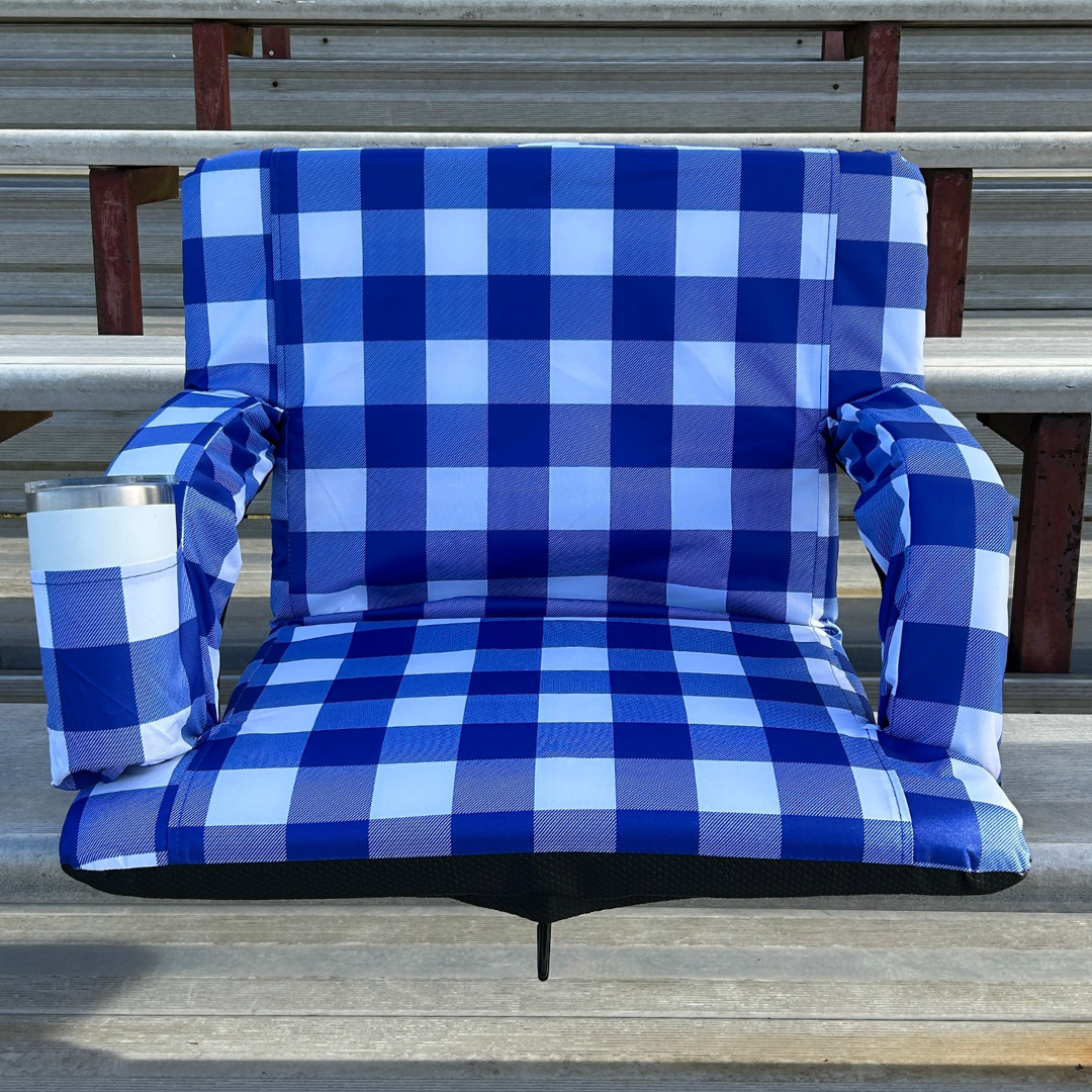 Blue Buffalo 23" Stadium Seat with Armrests