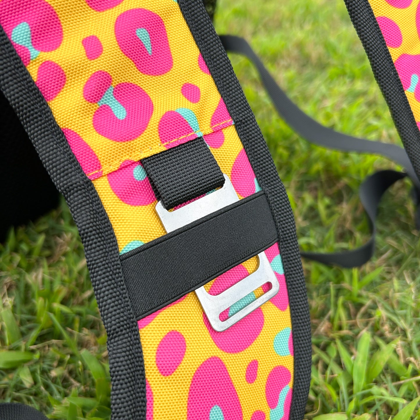 Neon Leopard Backpack Cooler