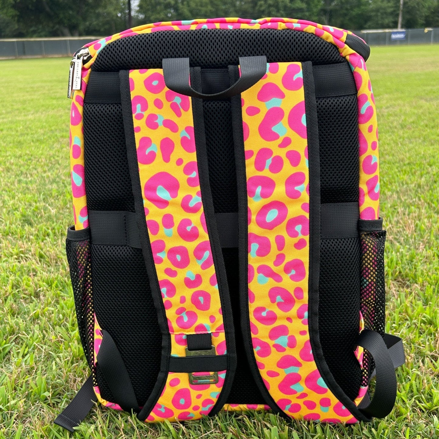 Neon Leopard Backpack Cooler