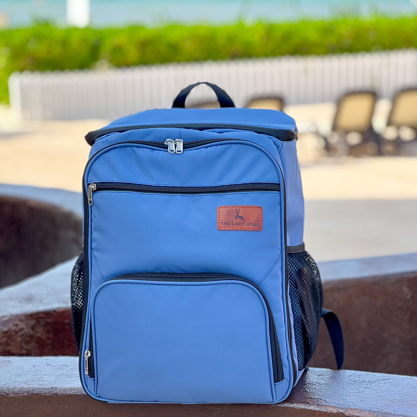 Steel Blue Backpack Cooler - The Last Stag