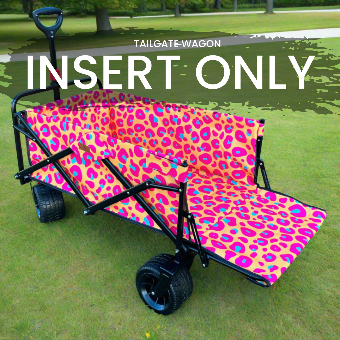 Neon Leopard Print - Tailgate Wagon [INSERT]