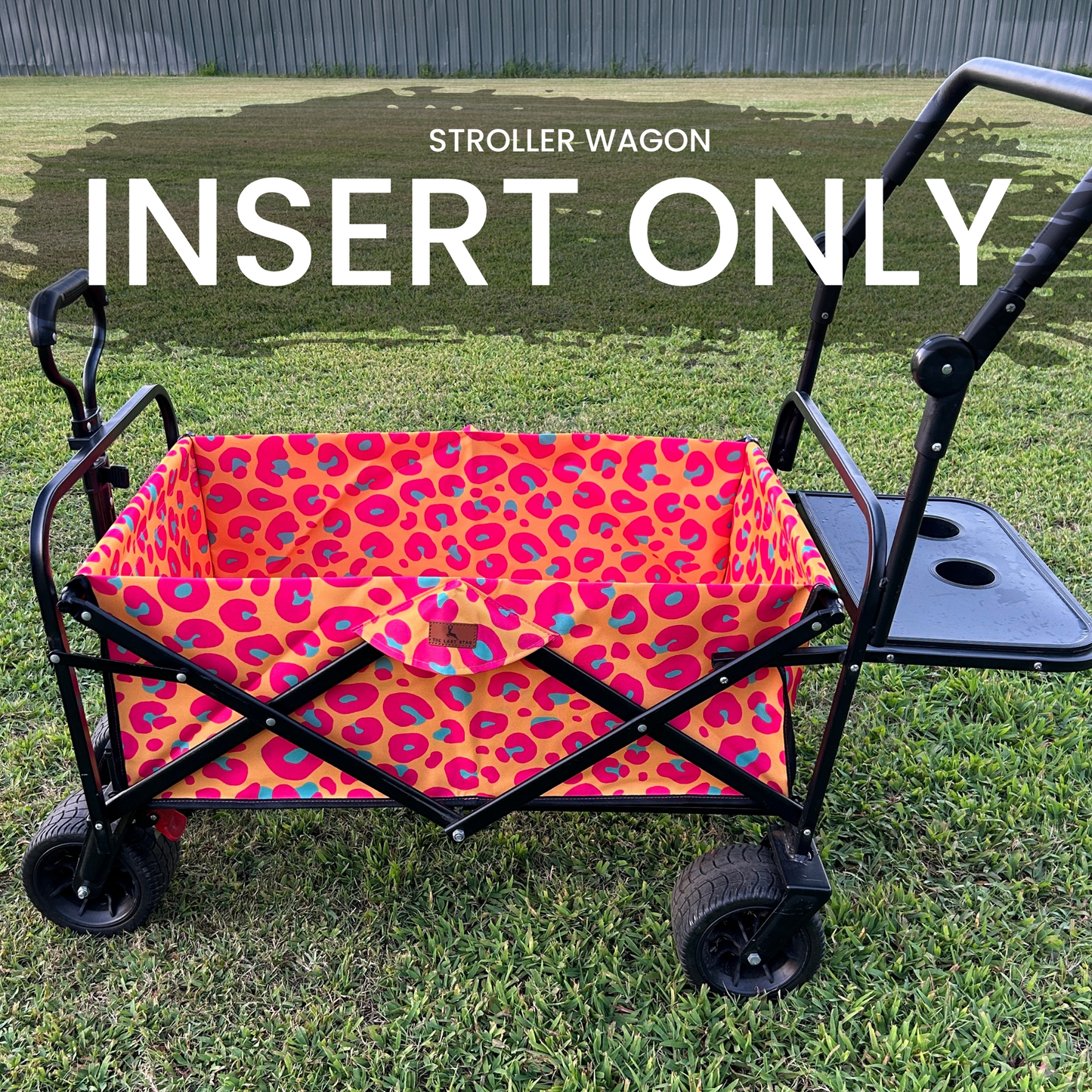 Neon Leopard Print - Stroller Wagon [INSERT]