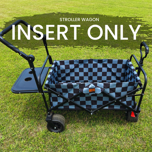 Grey Checkerboard - Stroller Wagon [INSERT]