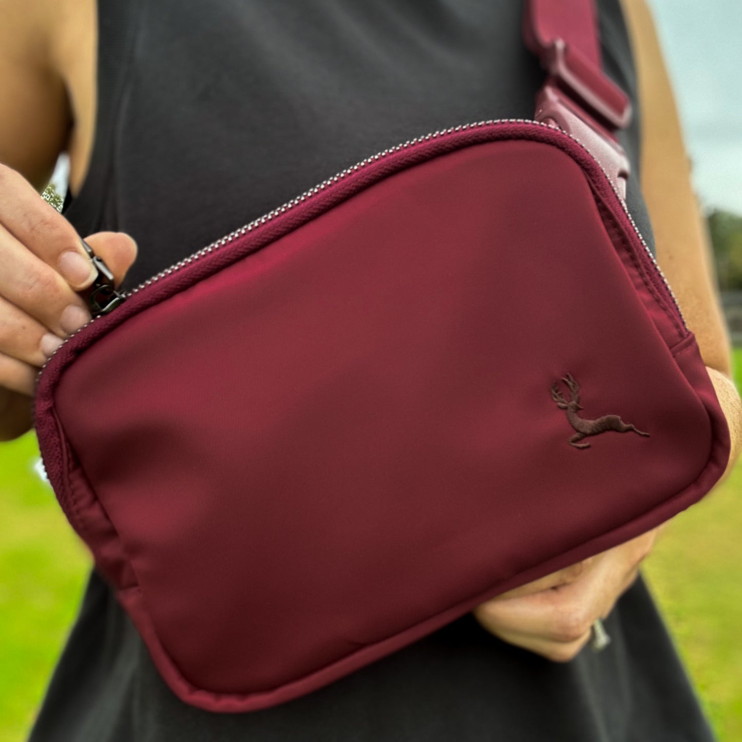 Cranberry Easy Carry Belt Bag