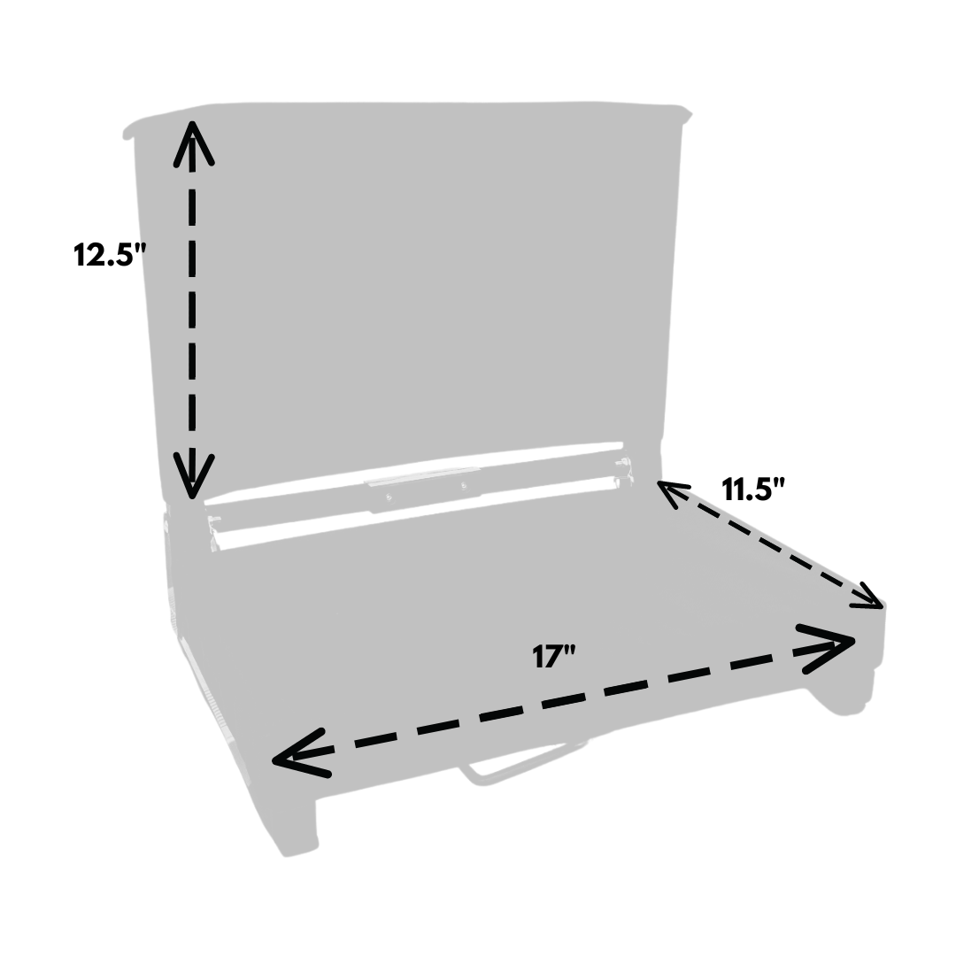 Leighton's Garden Folding Stadium Seat