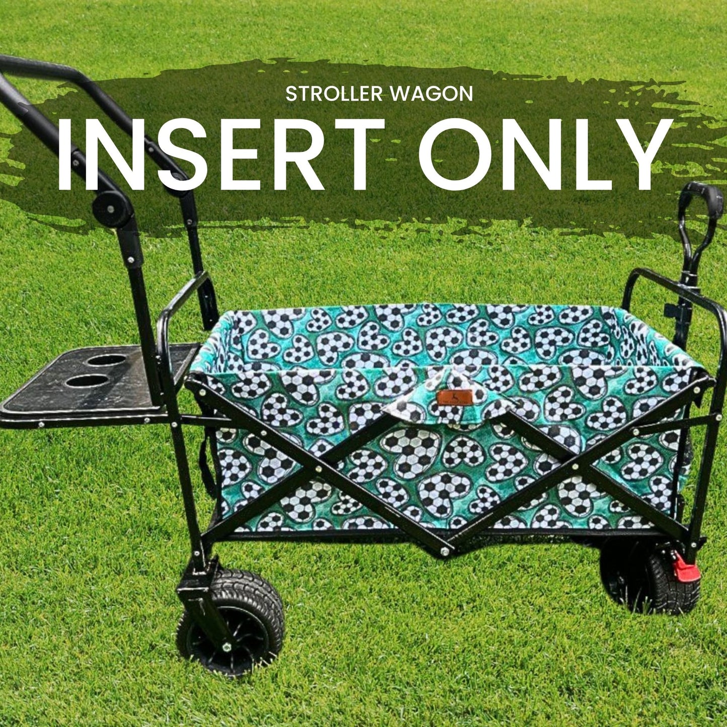 Soccer Hearts - Stroller Wagon [INSERT]