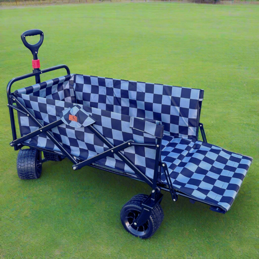 Grey Checkerboard Tailgate Wagon