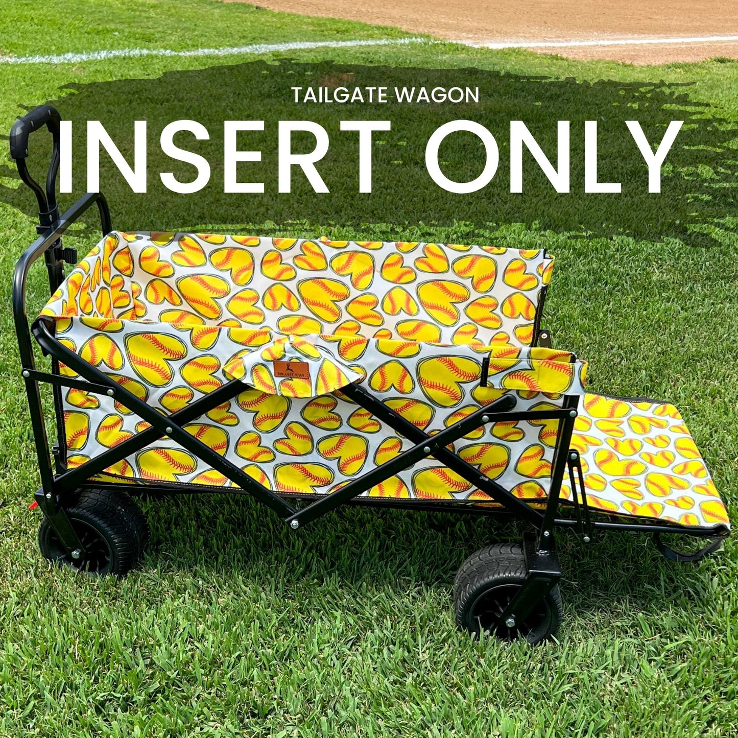 Softball Hearts - Tailgate Wagon [INSERT]