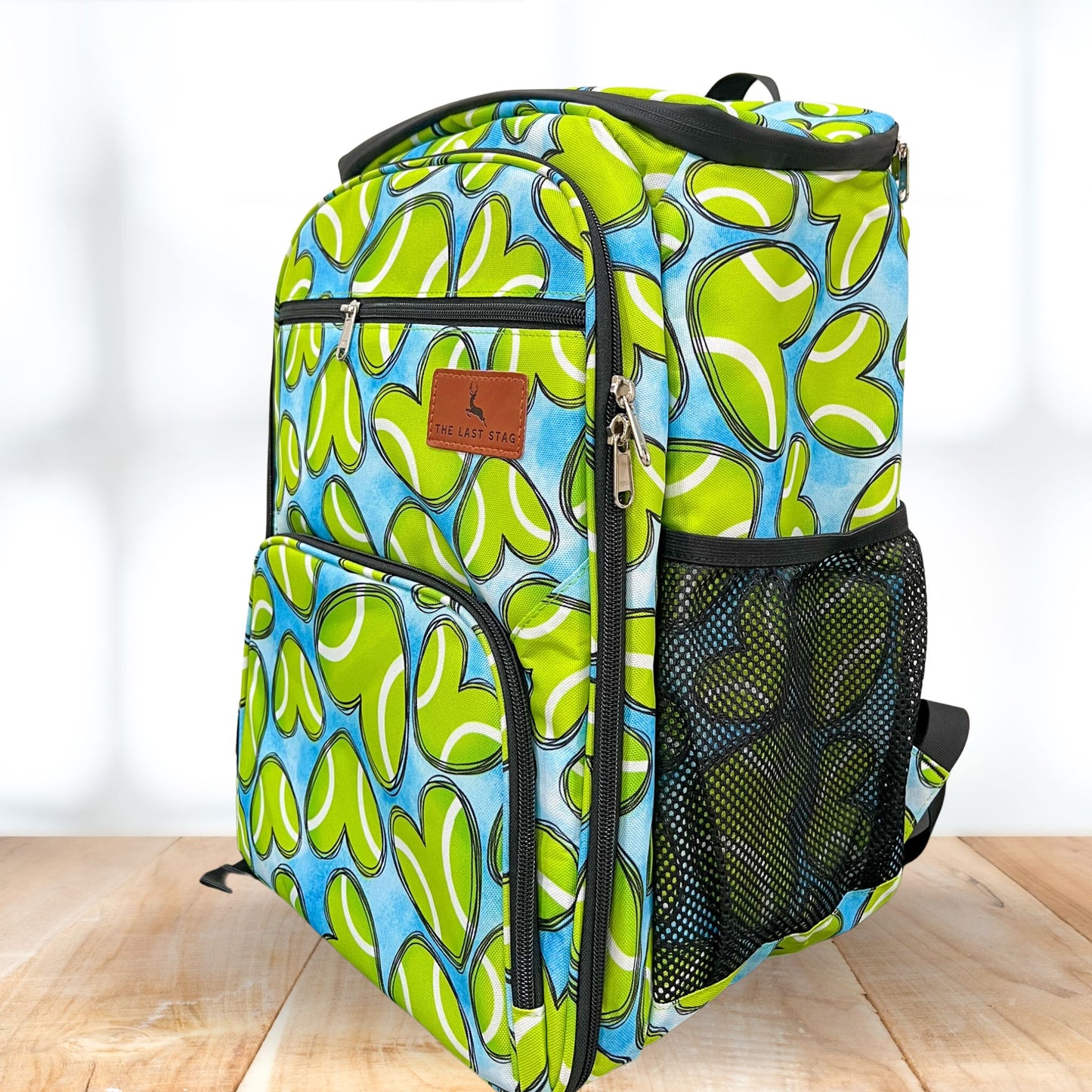 Tennis Hearts Backpack Cooler