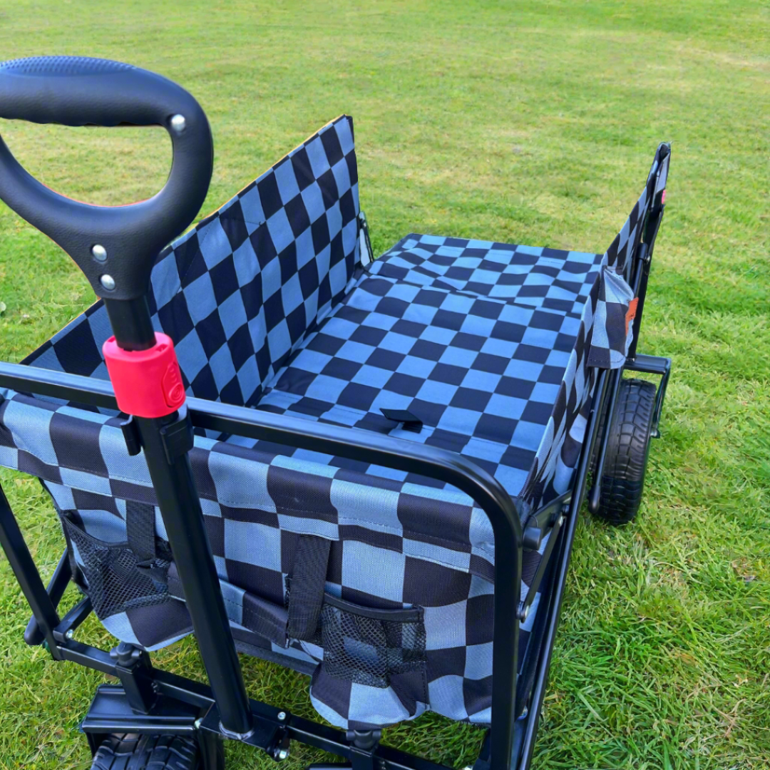 Grey Checkerboard Tailgate Wagon