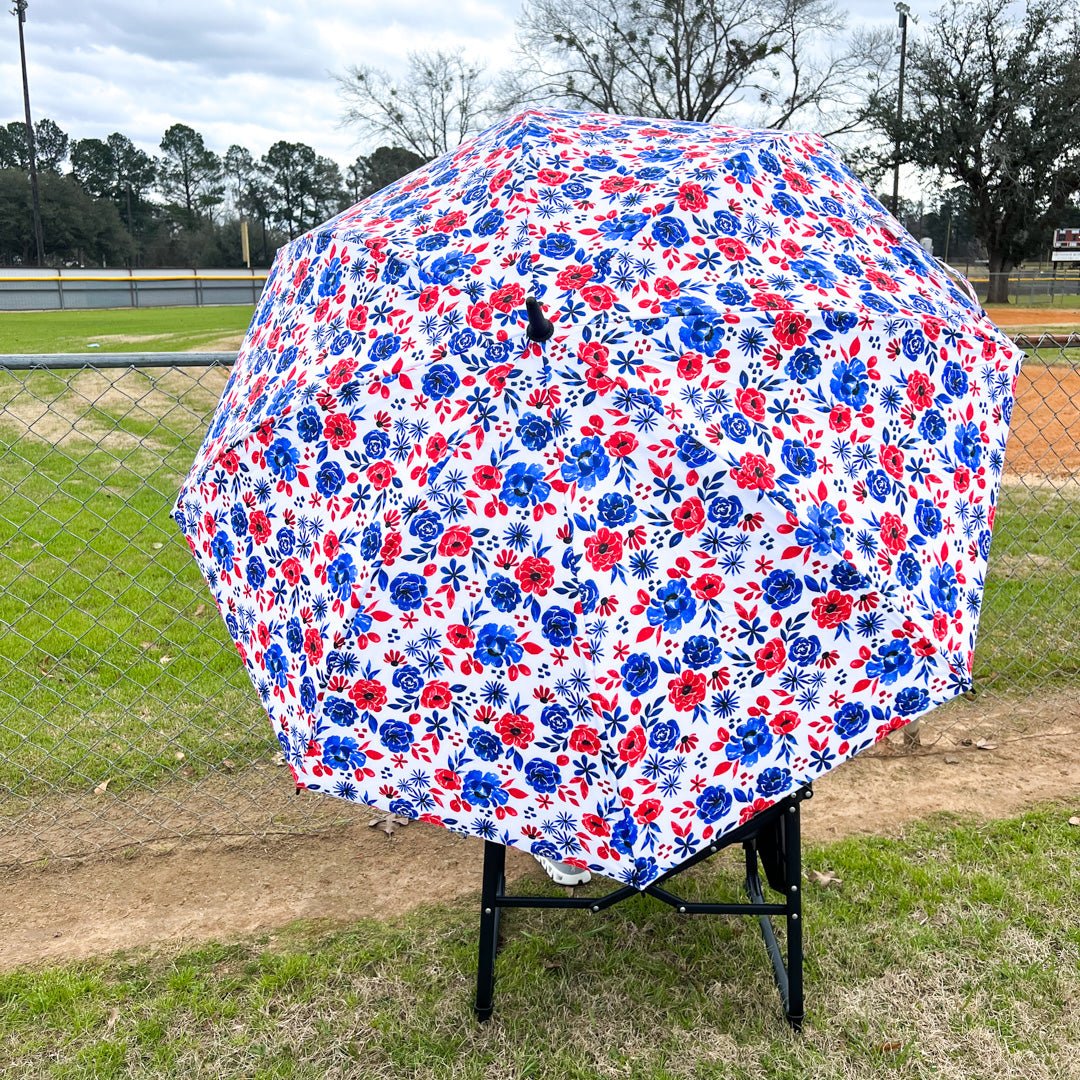 Americana Floral - Large Golf Umbrella - The Last Stag