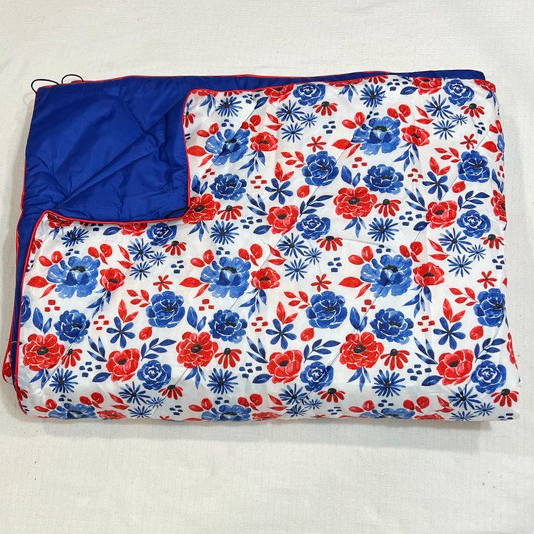 Floral discount cotton blanket